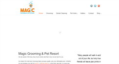 Desktop Screenshot of magicgroomingresort.com