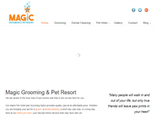 Tablet Screenshot of magicgroomingresort.com